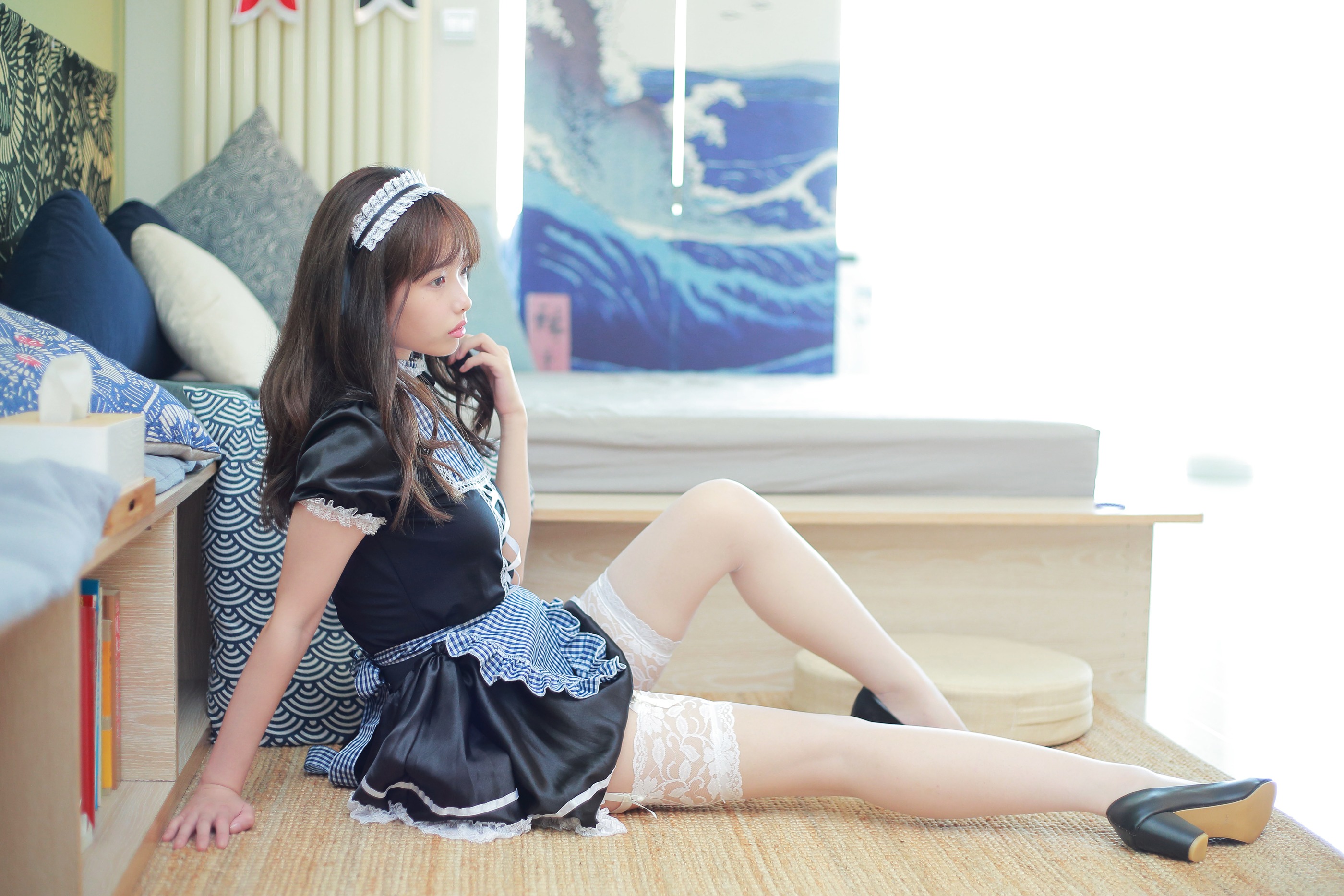 图片[1]-雯妹不讲道理 – NO.002 女仆写真 [17P]-XikXak
